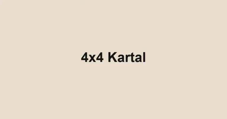 4x4 Kartal