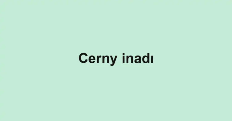 Cerny inadı