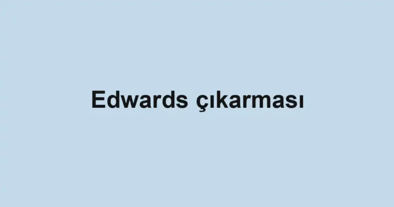 Edwards çıkarması