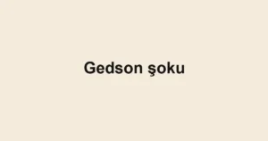 Gedson şoku