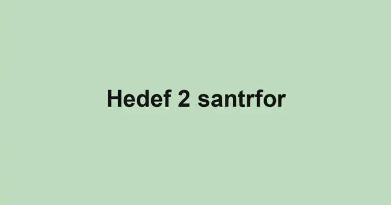 Hedef 2 santrfor