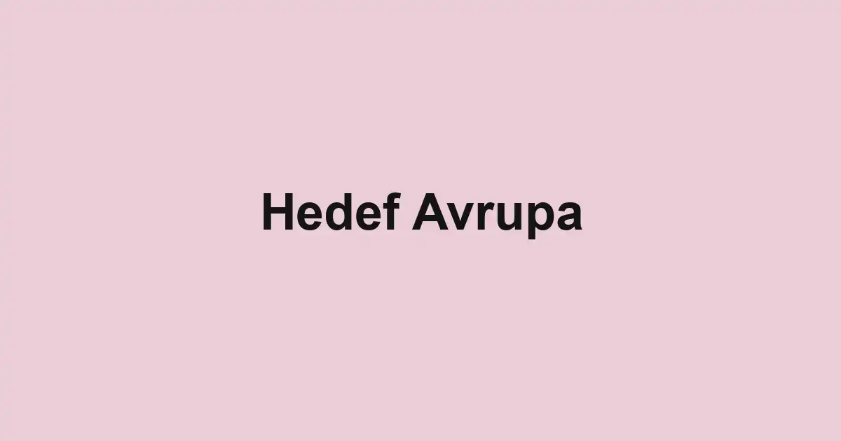 Hedef Avrupa
