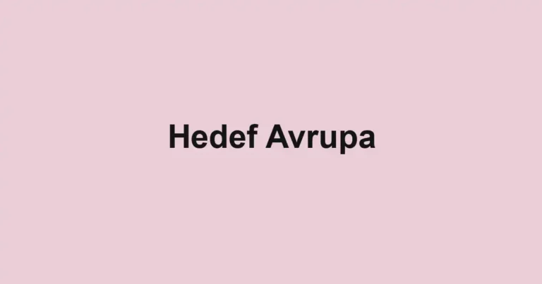 Hedef Avrupa