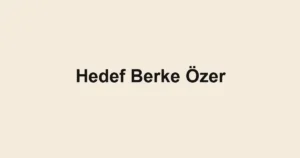 Hedef Berke Özer