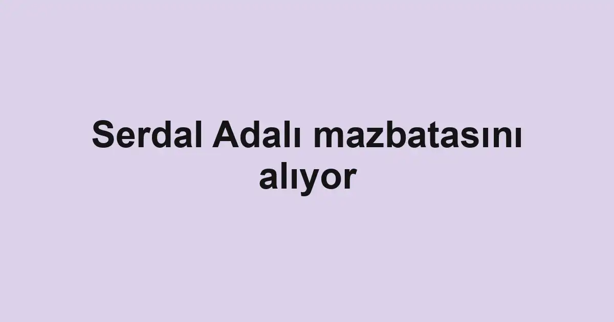 Serdal Adalı mazbatasını alıyor